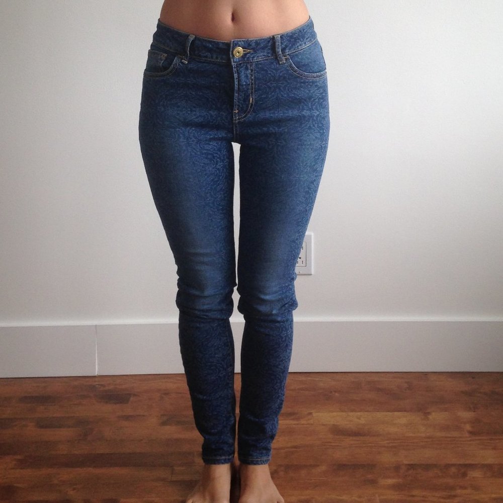 Buffalo - Patterned Skinny Denim Jeans